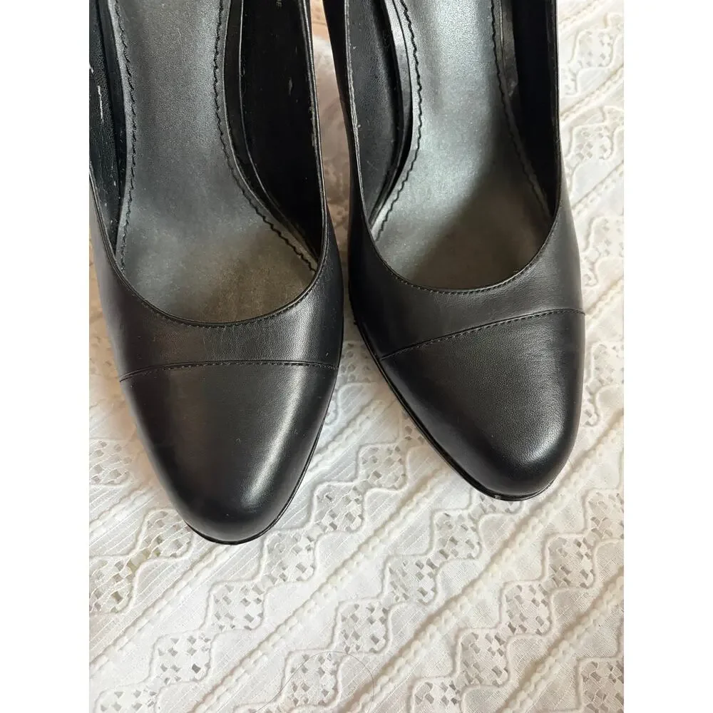Simply Vera Vera Wang Black Mary Jane Platform Heels Womens Size 9 Pumps